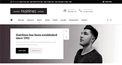 Desktop Screenshot of hairlines.org.uk