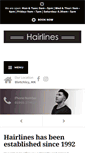 Mobile Screenshot of hairlines.org.uk